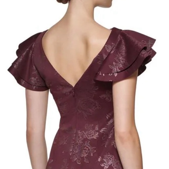 JESSICA HOWARD Women’s Printed Side-Tuck Sheath Dress Size 18 Wine Maroon NWT - Picture 6 of 8